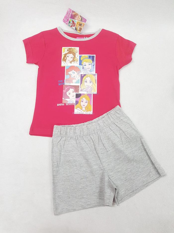 pyjama short fille Princesses disney