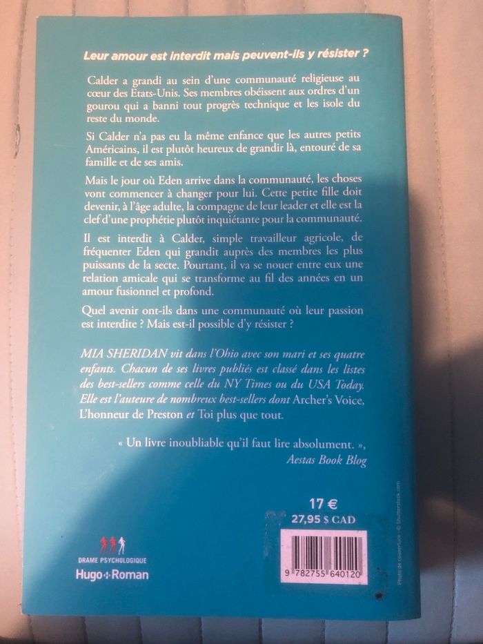 L’amour les conduira t il a la liberté ? Calder et Éden - Mia Sheridan - photo numéro 2