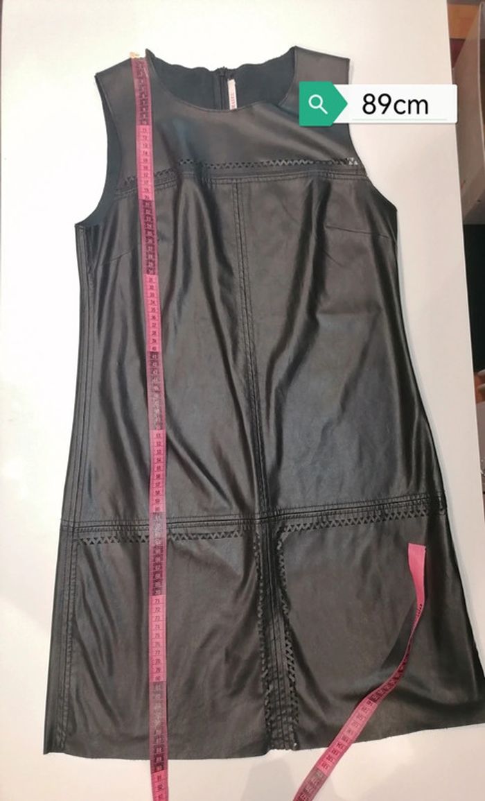 Robe noir Camaïeu polyester enduit 38 - photo numéro 16