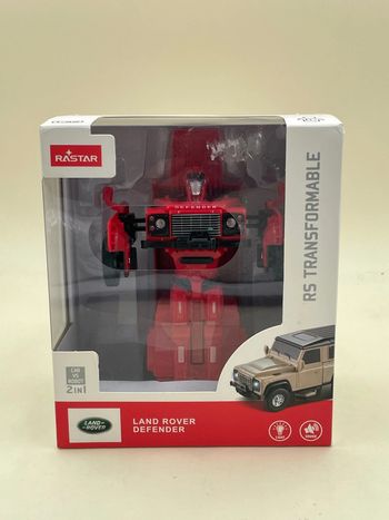 Véhicule robot rs transformable Land Rover Defender Son et lumières Rastar neuf