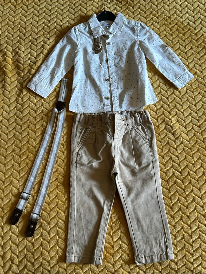 Ensemble de cérémonie bébé garçon 12 mois - photo numéro 2