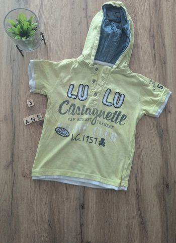 Tee shirt avec Capuche - 3 ans