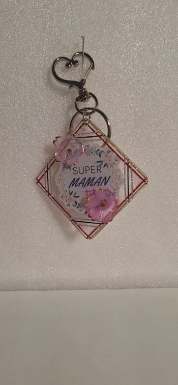 Porte-clés super maman