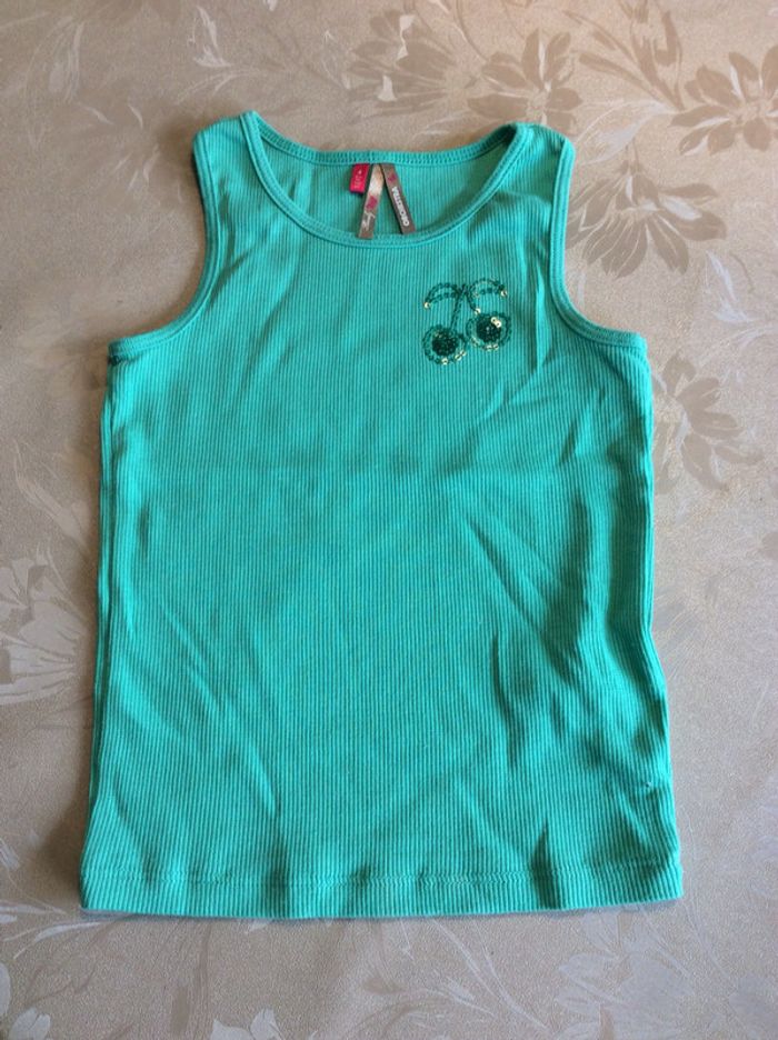 Débardeur Orchestra turquoise 4 ans