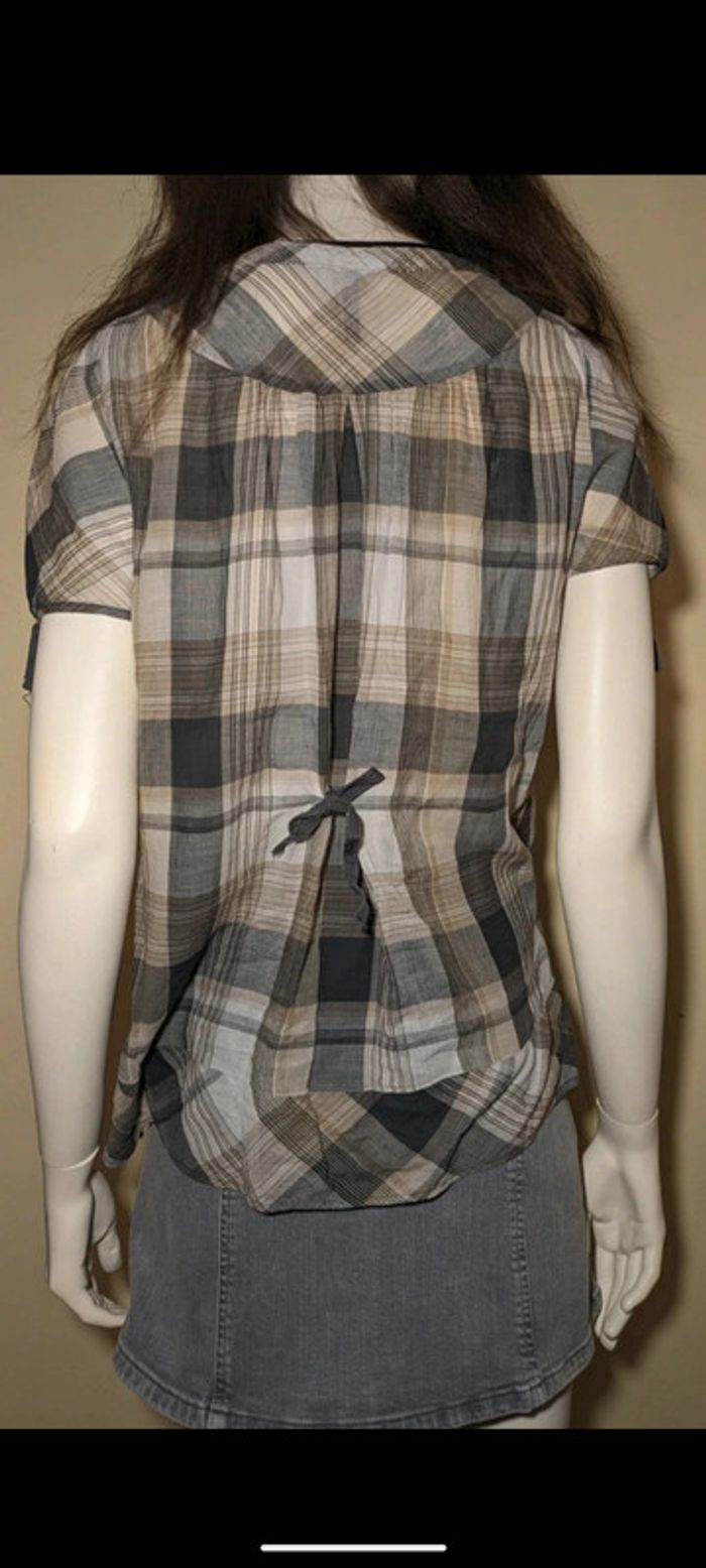 Blouse a carreaux - photo numéro 3