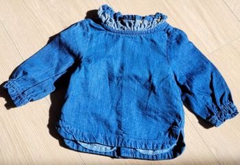 Chemise en jeans "kiabi" 1M