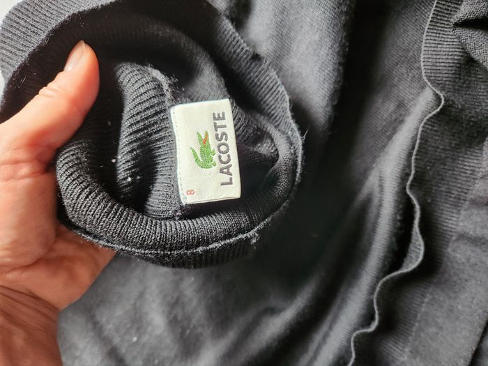 Pull laine lacoste taille 8 (40) - photo numéro 5
