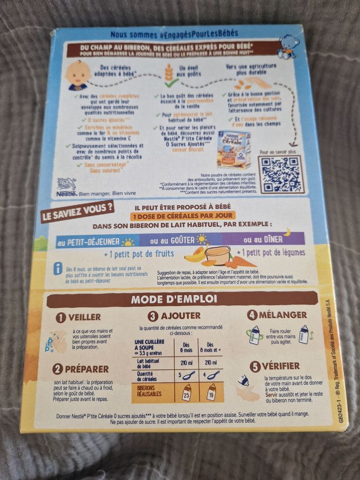 Nestlé p'tite céréales vanille - photo numéro 4