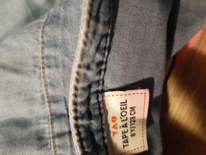 2 robes en jeans à manches longues Taille 8 ans - photo numéro 7