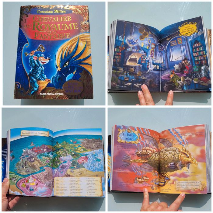 Geronimo Stilton : Très gros livre Chevalier au Royaume de la Fantaisie 🛡 (48)