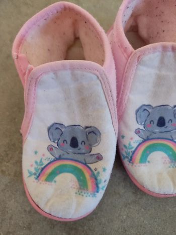 Paire chausson rose 27