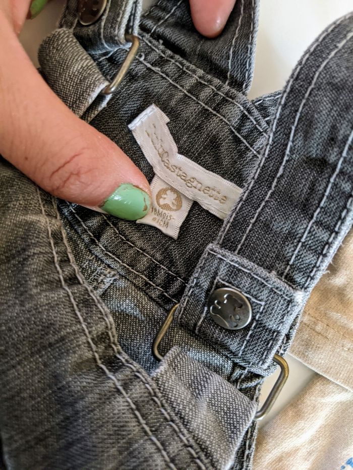 Ensemble salopette Lulu Castagnette 18 mois cm - photo numéro 6