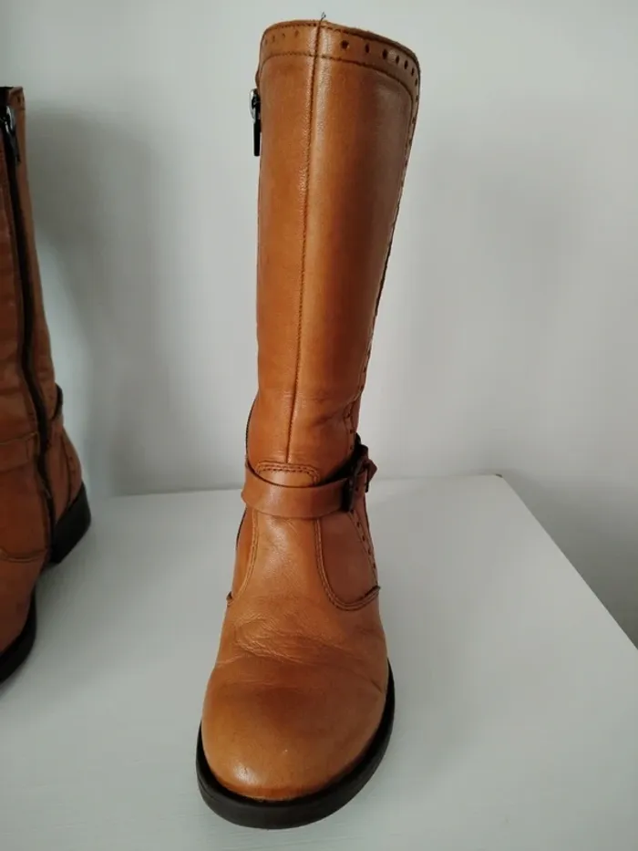 Bottes en cuir pointure 32 Les fées de bengale - photo numéro 4