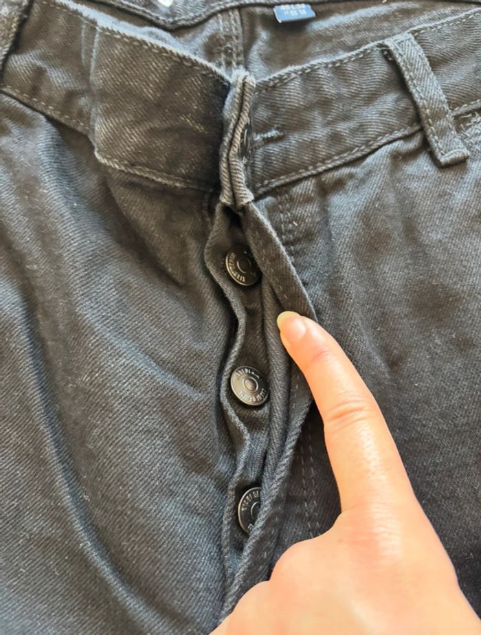 Jean homme noir Regular by Kiabi taille XL/48 L34 – 100% coton – coupe droite - photo numéro 5