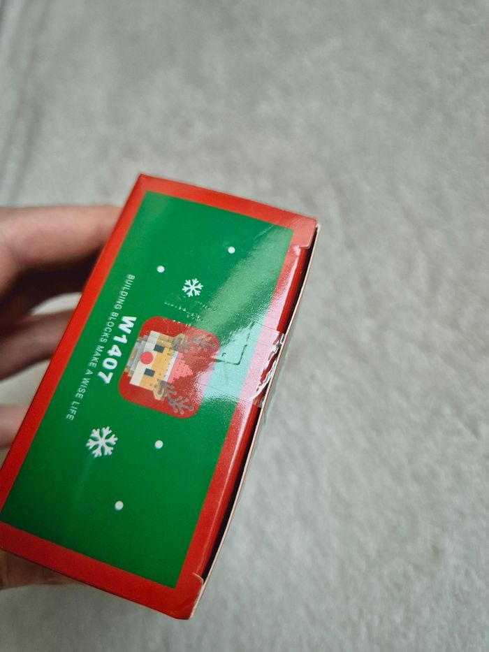 Renne de Noël à construire avec des petits blocs de construction - photo numéro 4