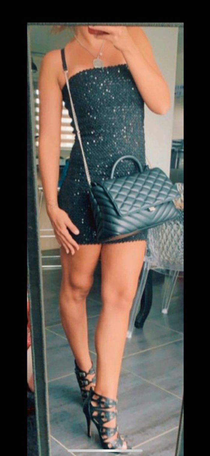 Robe bustier pailletée - photo numéro 2