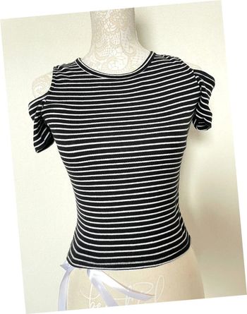 Top à rayures
