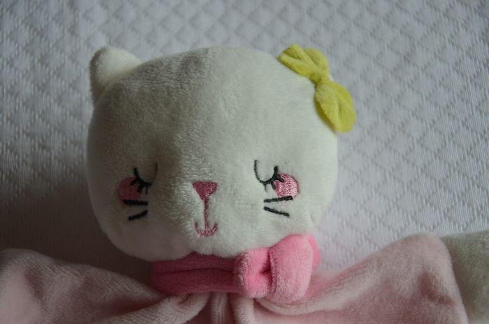 DOUDOU CHAT ROSE ** MOTS D'ENFANTS ** 1570 - photo numéro 2