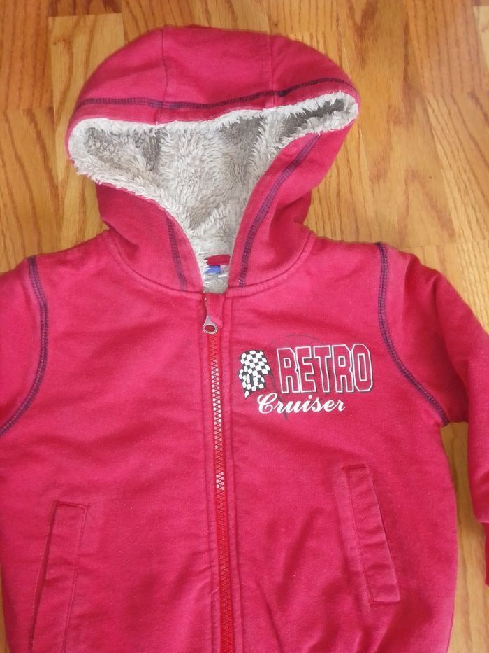 Gilet zippé sherpa chaud 24 mois - photo numéro 2