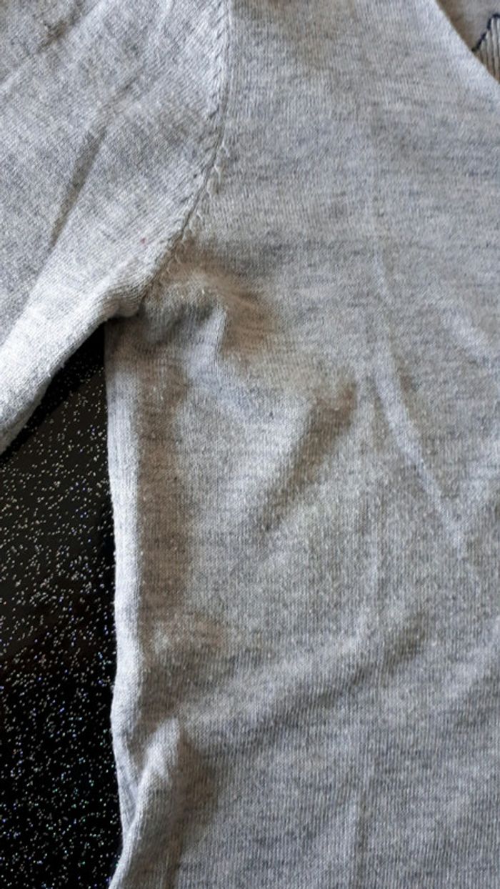 Pull col V etoiles dos - photo numéro 4