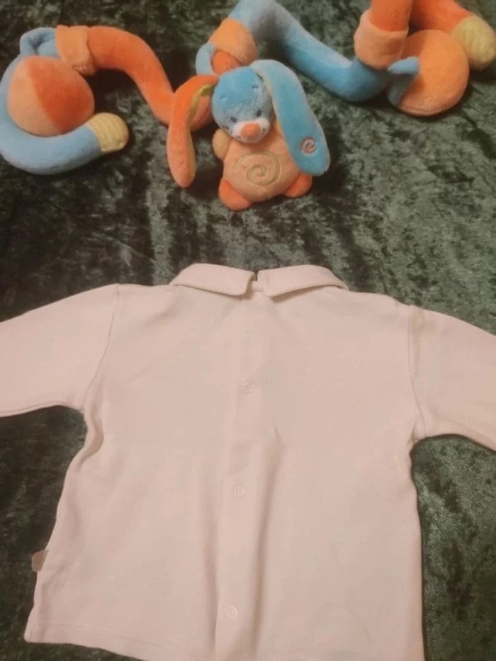 Polo à manches longues _ pressions dos T. 3 mois Kiabi 💮100% Coton - photo numéro 4