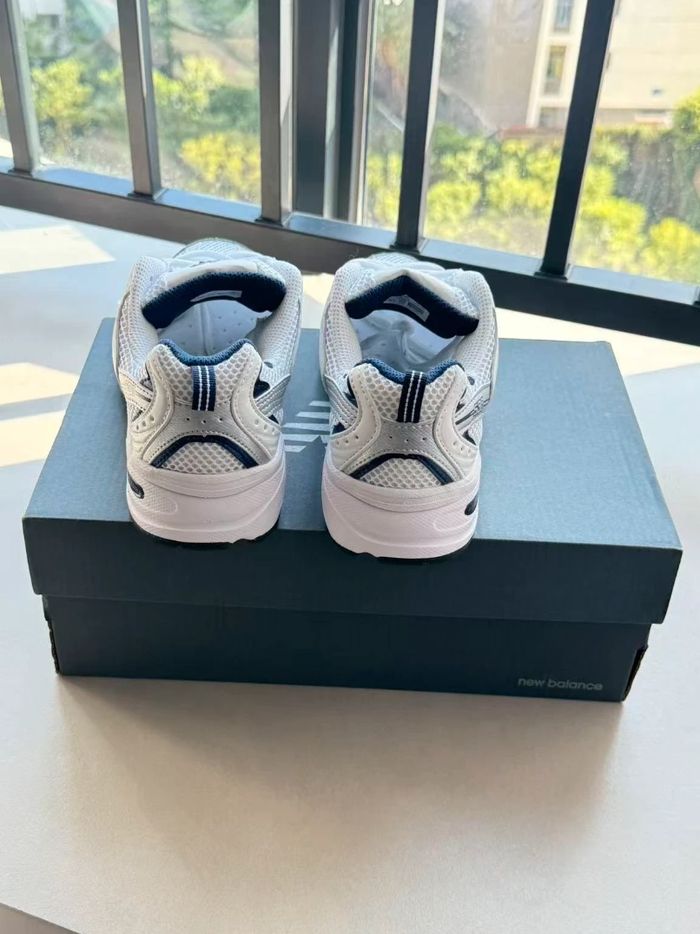 New Balance 530 White Silver Navy- Taille 40 - photo numéro 4