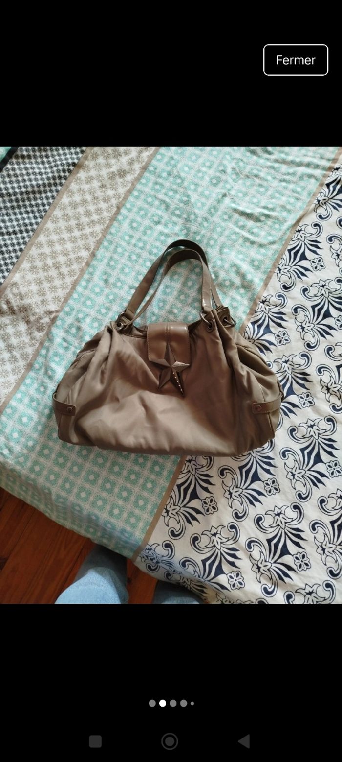Sac Thierry Mugler couleur taupe. - photo numéro 2