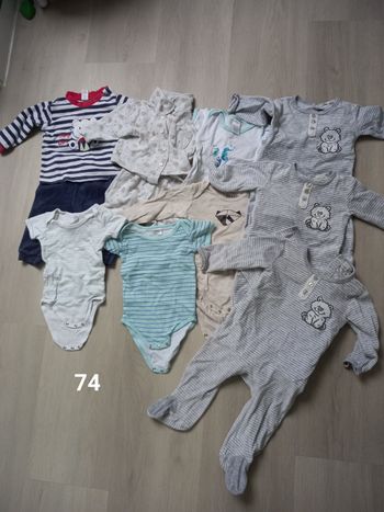 Lot de vêtemrents garcons taille 74