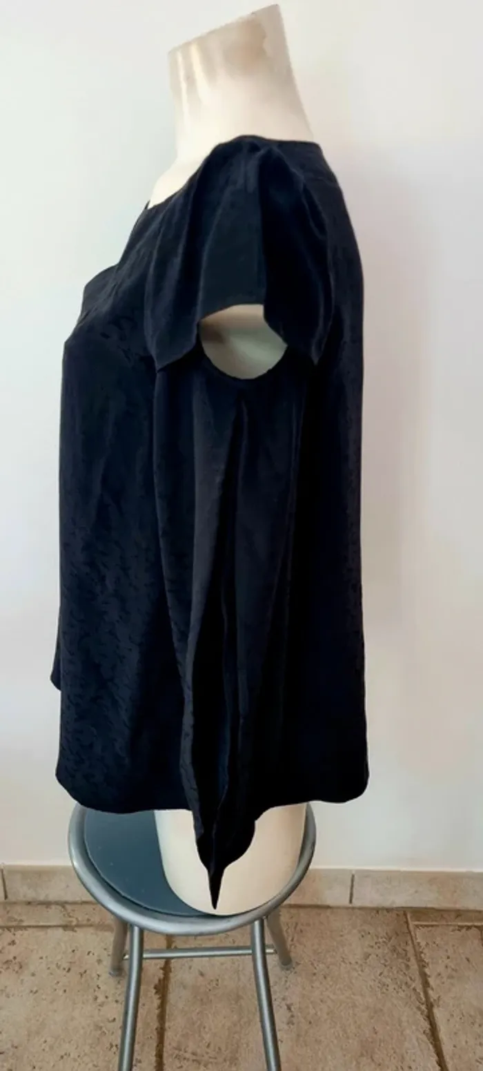 Blouse noire manches longues 38 iro - photo numéro 5