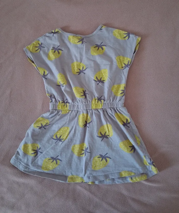 Robe d'été violette et jaune - Okaïdi- 4 ans, 104 cm - photo numéro 2