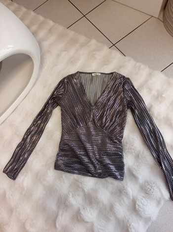 Top pailleté