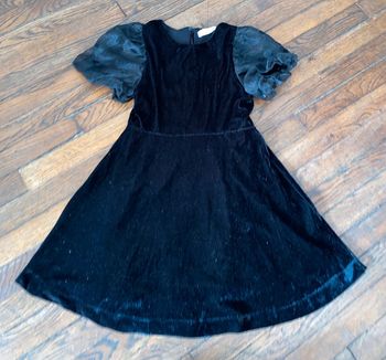 robe Zara 8 ans velour