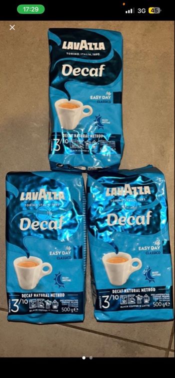 Café décaféiné lavazza 