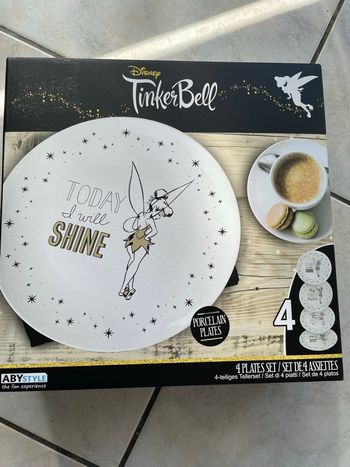 Assiettes tinker bell Disny