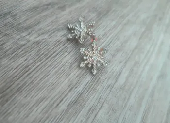 Boucles d'oreilles flocon