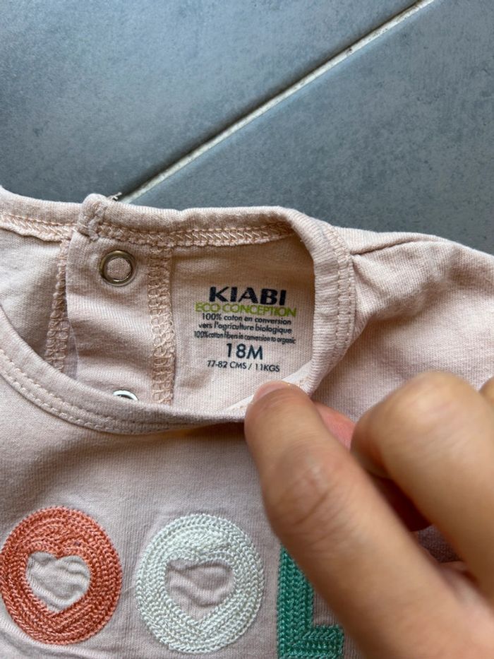 Pyjama 1 pièce léger grenouillère bébé fille Kiabi - photo numéro 3