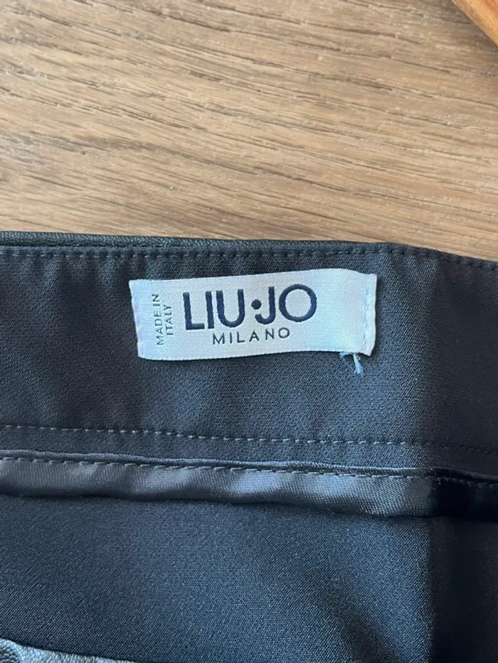 Jupe noire bi matière Liu Jo - photo numéro 6