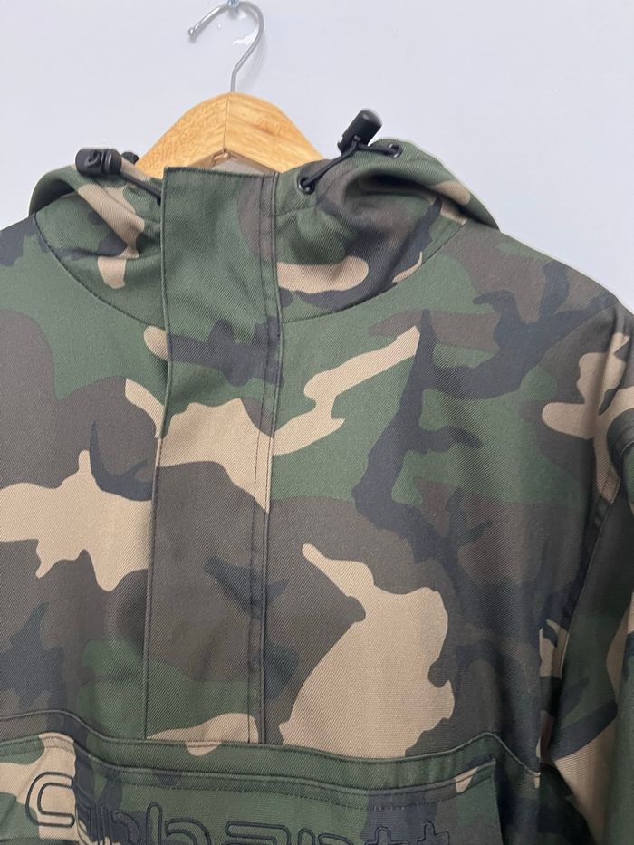 Blouson carhartt half zip avec intérieur en fourrure - photo numéro 7