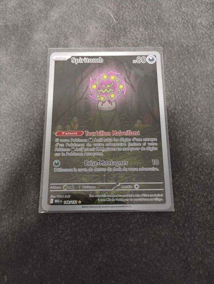 Carte Pokémon Spiritomb Ar 148/132 Mega-Evolution Fr Neuve - photo numéro 5