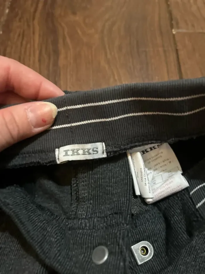 pantalon habillé garcon IKKS gris foncé chiné taille 3 ans - photo numéro 9