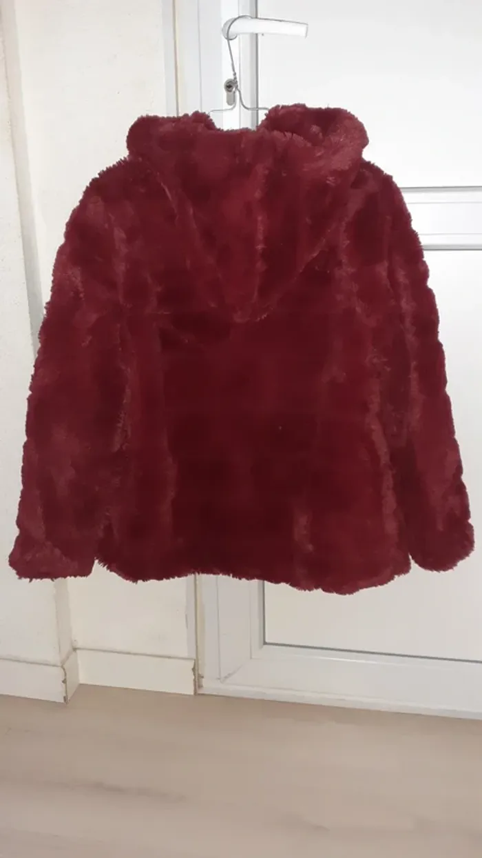 Manteau en fourrure rouge - photo numéro 9