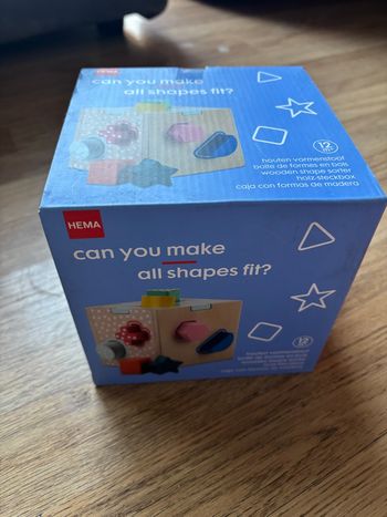 Boîte à forme en bois HEMA