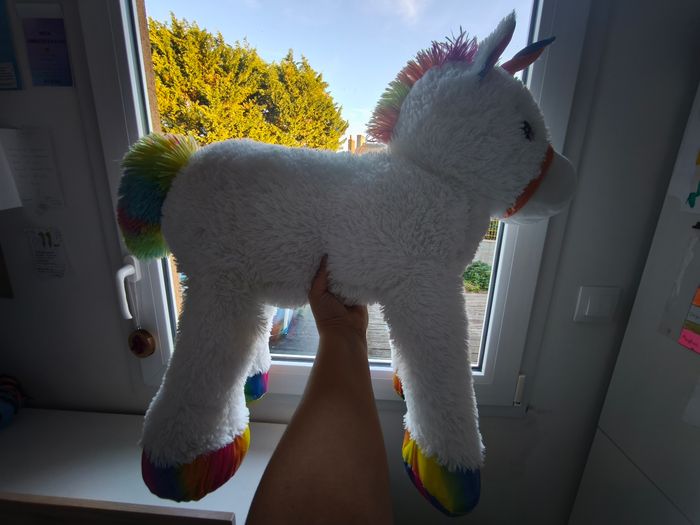 Grande peluche licorne