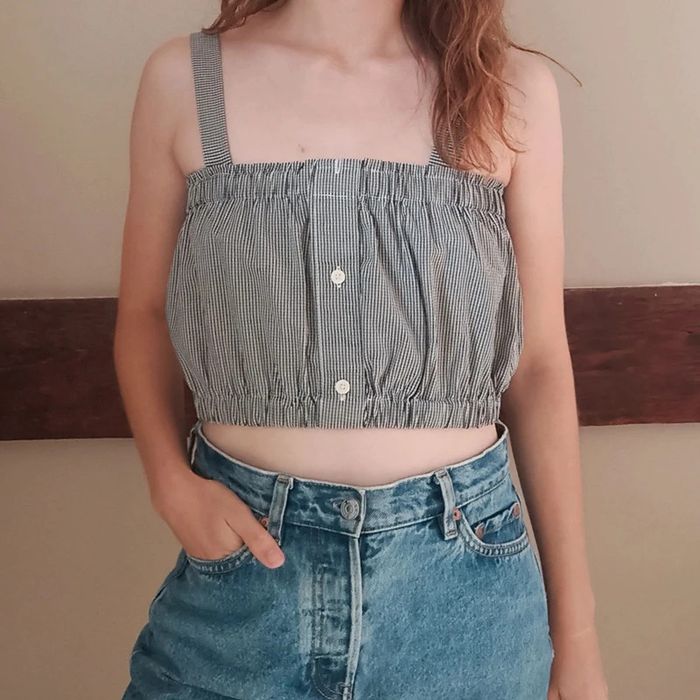 Crop top vichy