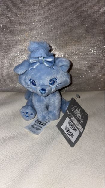 Disney Store - Porte-clé Peluche Marie (Aristochats) - Neuf - Bleu