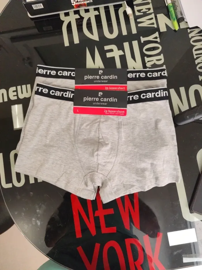 2 lots de 2 boxers pierre cardin