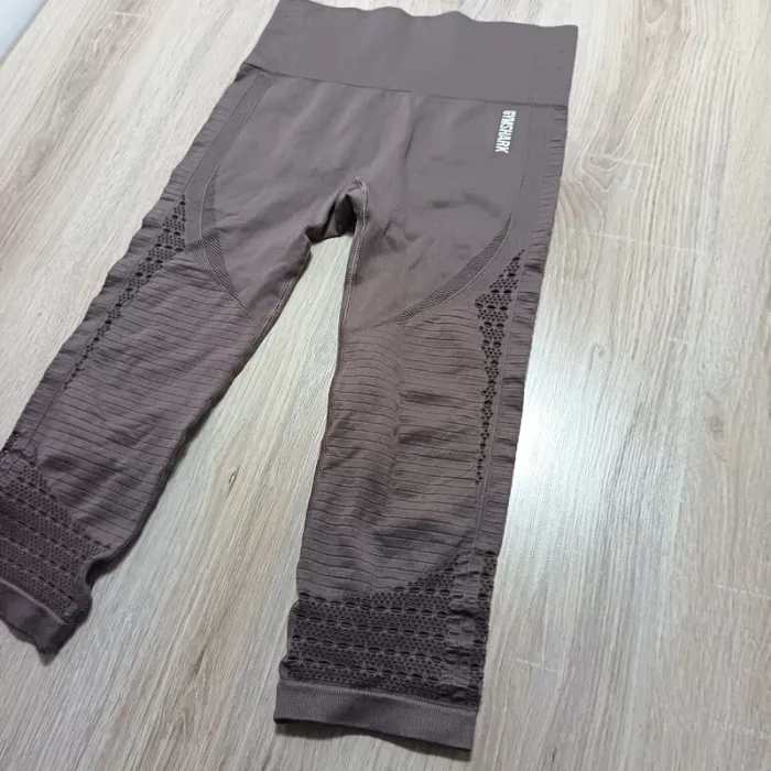 Legging gymshark femme M marron - photo numéro 3