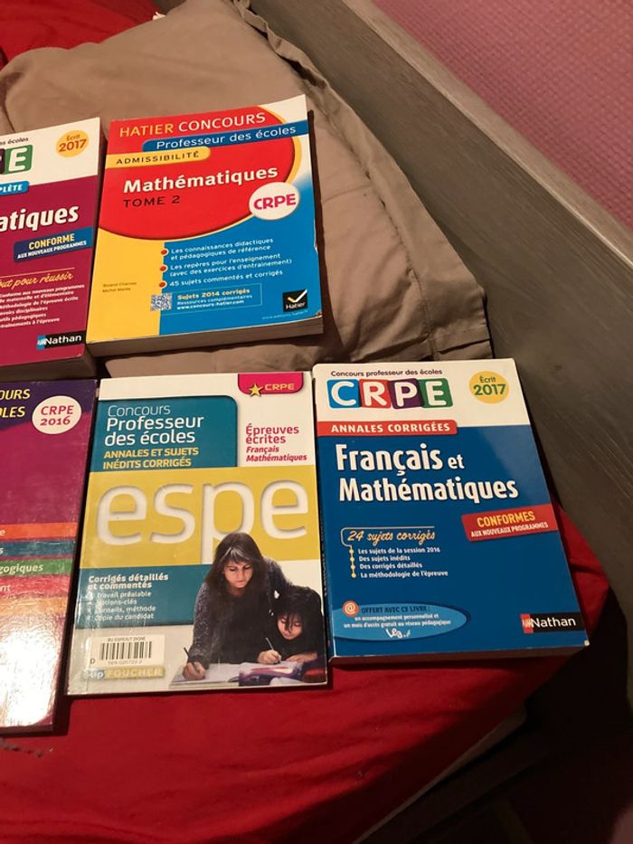 Lot 7 livres CRPE - photo numéro 2