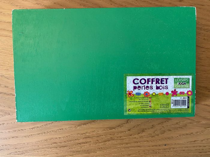 Coffret de Perles en bois - photo numéro 3