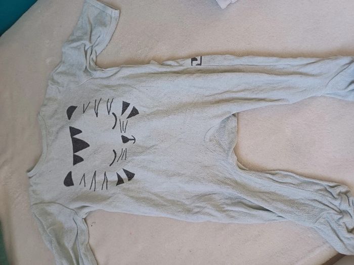 Lot 6 pyjamas en velours 9 mois Kiabi - photo numéro 3